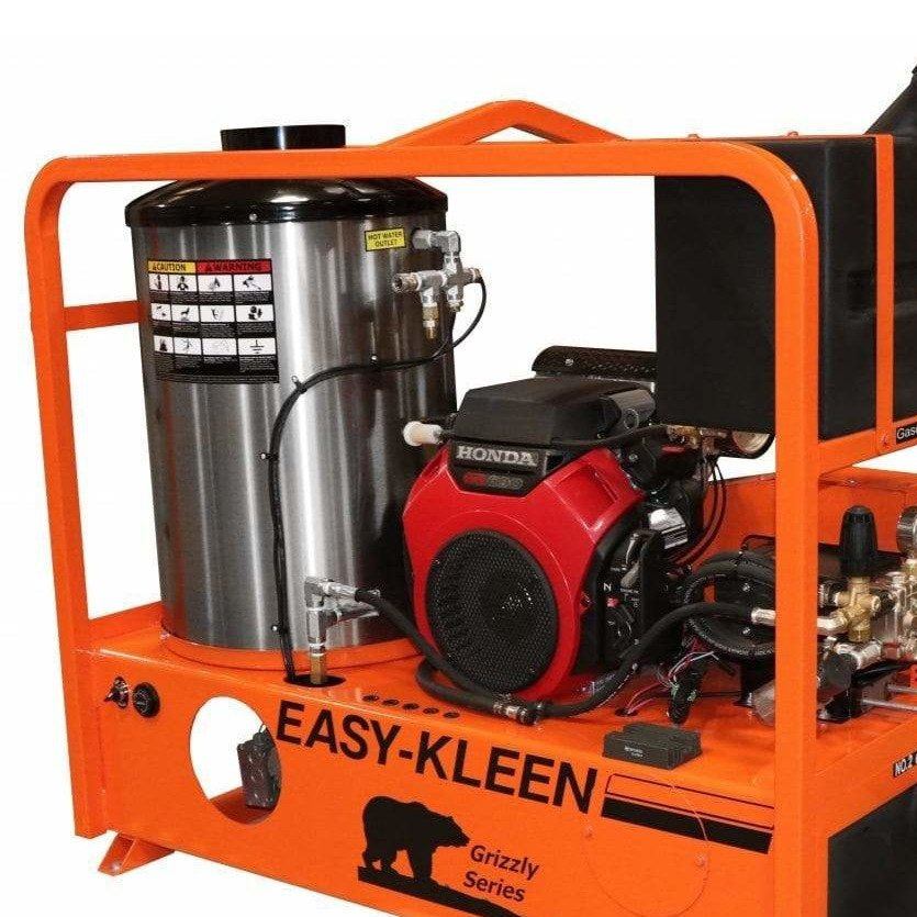 Easy-Kleen Industrial (Gas-Hot Water) Pressure Washer, Truck/Trailer Mounted, Skid, Honda Engine, 5000 PSI - EZO5005G-H