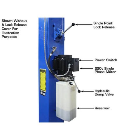 Atlas Automotive Equipment PRO-9D Overhead 2-Post Lift 9,000 lb. Capacity ATEXH-PRO-9D-FPD