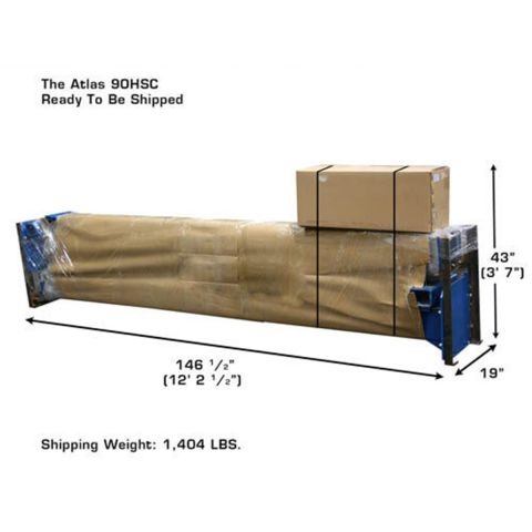 Atlas Automotive Equipment 9OHSC Overhead 2-Post Lift 9,000 lb. Capacity ATEATTD-9OHSC-SS-FPD