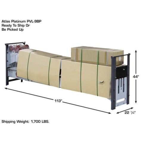 Atlas Automotive Equipment Platinum PVL9BP ALI Certified Baseplate 2-Post Lift 9,000 lb. Capacity ATEAP-PVL9BP-FPD