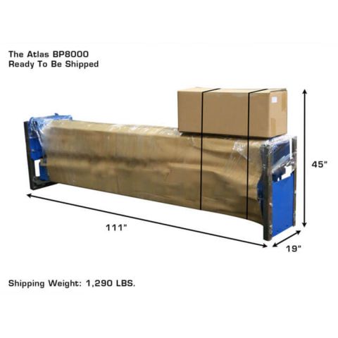 Atlas Automotive Equipment BP8000 Baseplate 2-Post Lift 8,000 lb. Capacity ATEATTD-BP8000-FPD