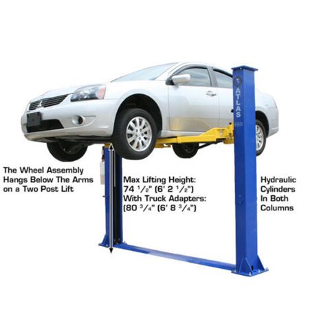Atlas Automotive Equipment 9KBPX Baseplate 2-Post Lift 9,000 lb. Capacity ATEXH-9KBPX-FPD
