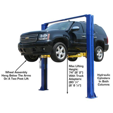 Atlas Automotive Equipment 9KOHX Overhead 2-Post Lift 9,000 lb. Capacity ATEXH-9KOHX-FPD