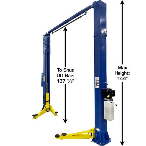 Atlas Automotive Equipment 9,000 lb. Capacity Overhead 2-Post Lift ATEXH-TPO-9-FPD