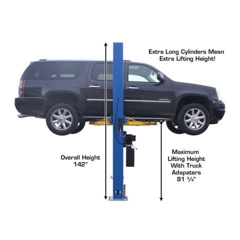 Atlas Automotive Equipment 9OHSC Overhead 2-Post Lift 9,000 lb. Capacity ATEATTD-9OHSC-SS-FPD