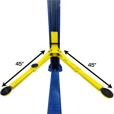Atlas Automotive Equipment 9,000 lb. Capacity Baseplate 2-Post Lift ATEXH-TPF-9-FPD
