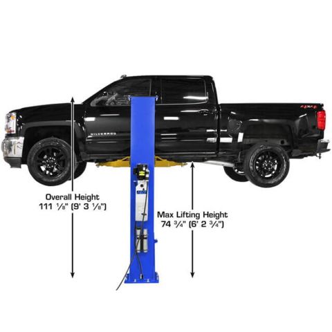 Atlas Automotive Equipment Platinum PVL9BP ALI Certified Baseplate 2-Post Lift 9,000 lb. Capacity ATEAP-PVL9BP-FPD