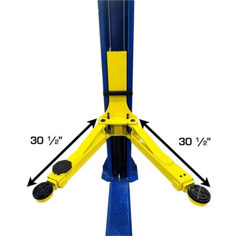 Atlas Automotive Equipment 9,000 lb. Capacity Baseplate 2-Post Lift ATEXH-TPF-9-FPD