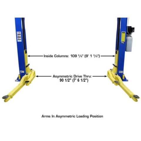 Atlas Automotive Equipment PRO-9D Overhead 2-Post Lift 9,000 lb. Capacity ATEXH-PRO-9D-FPD