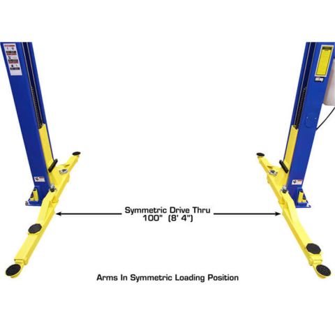 Atlas Automotive Equipment 9KOHX Overhead 2-Post Lift 9,000 lb. Capacity ATEXH-9KOHX-FPD