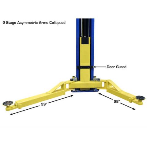 Atlas Automotive Equipment PRO-9D Overhead 2-Post Lift 9,000 lb. Capacity ATEXH-PRO-9D-FPD