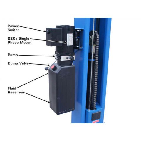 Atlas Automotive Equipment BP8000 Baseplate 2-Post Lift 8,000 lb. Capacity ATEATTD-BP8000-FPD