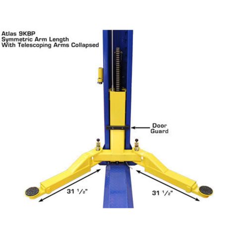 Atlas Automotive Equipment 9KBPX Baseplate 2-Post Lift 9,000 lb. Capacity ATEXH-9KBPX-FPD