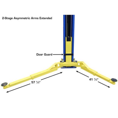 Atlas Automotive Equipment PRO-9D Overhead 2-Post Lift 9,000 lb. Capacity ATEXH-PRO-9D-FPD