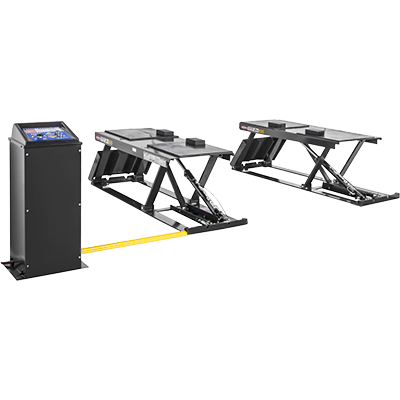 BendPak P-9000LTF Low-Rise Lift 9,000 Lb. Capacity, Open-Center Pit-Style, Flush-Mount, 1-Phase -  5175155