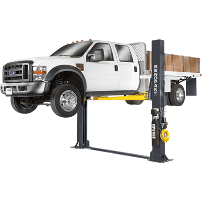 BendPak XPR-12FDL 2-Post Car Lift 12,000 Lb. Capacity, Floorplate, Direct-Drive Triple-Telescoping Arms - 5175403