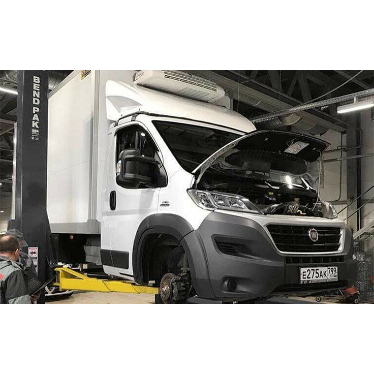 BendPak XPR-12FDL 2-Post Car Lift 12,000 Lb. Capacity, Floorplate, Direct-Drive Triple-Telescoping Arms - 5175403